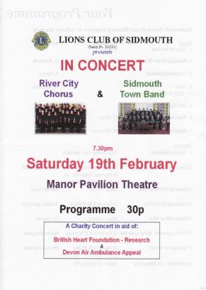 Concert programme - 19 February 2011