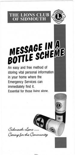 Message in a Bottle scheme